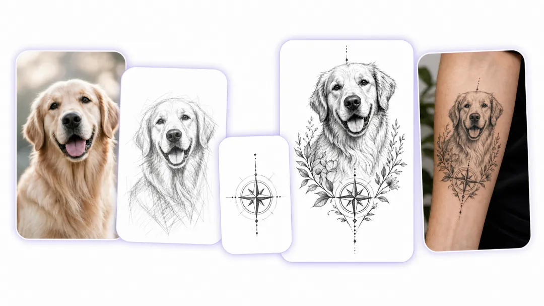 Tat Ink AI Image to Tattoo Generator – cat tattoo ideas.