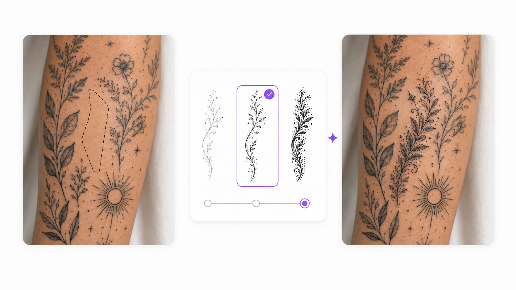 Match the Filler Tattoo to Your Existing Ink