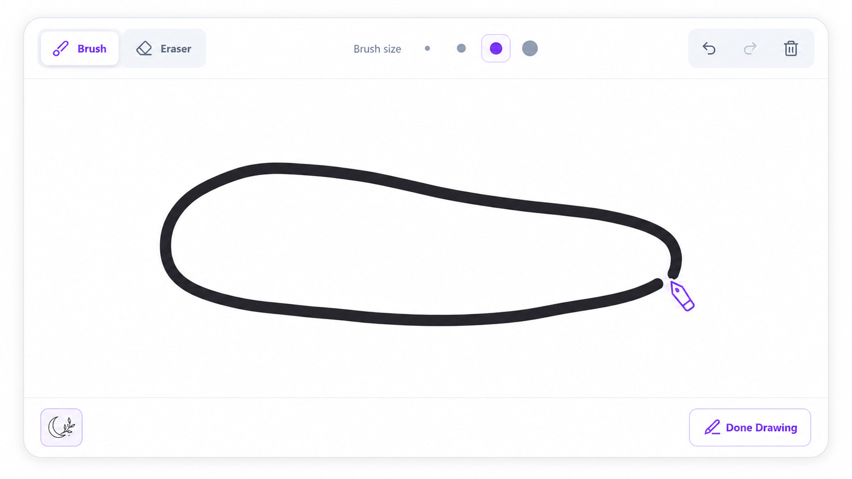 Draw the Gap on the Canvas