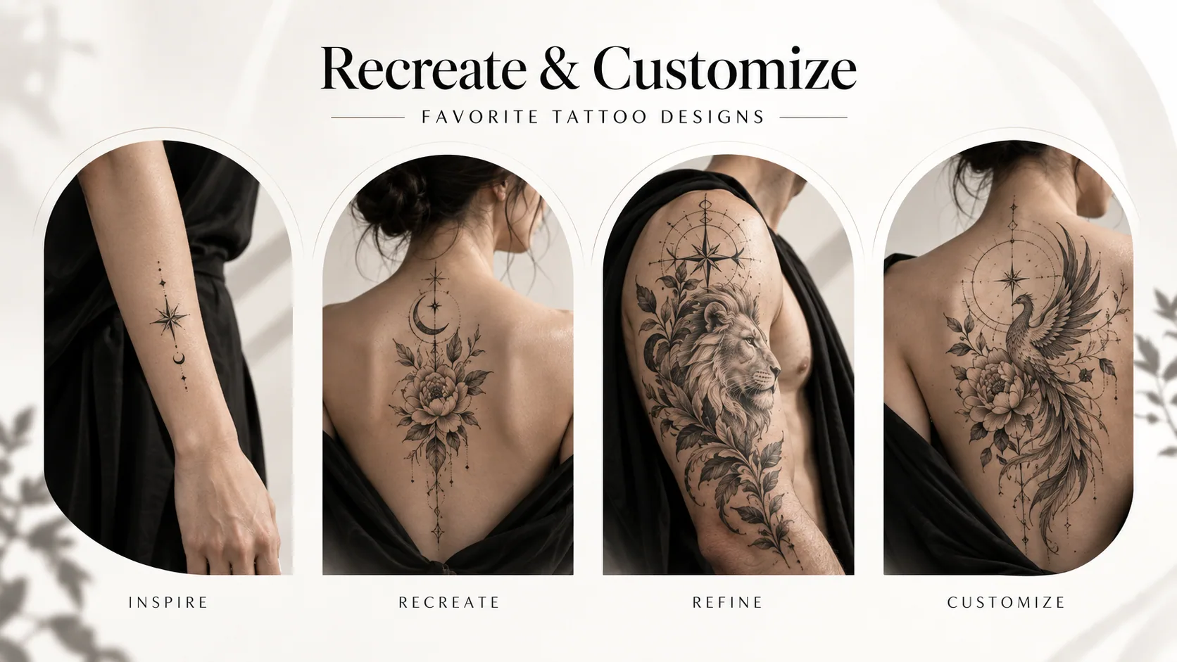 Recreate & Customize Your Favorite Tattoo Designs
