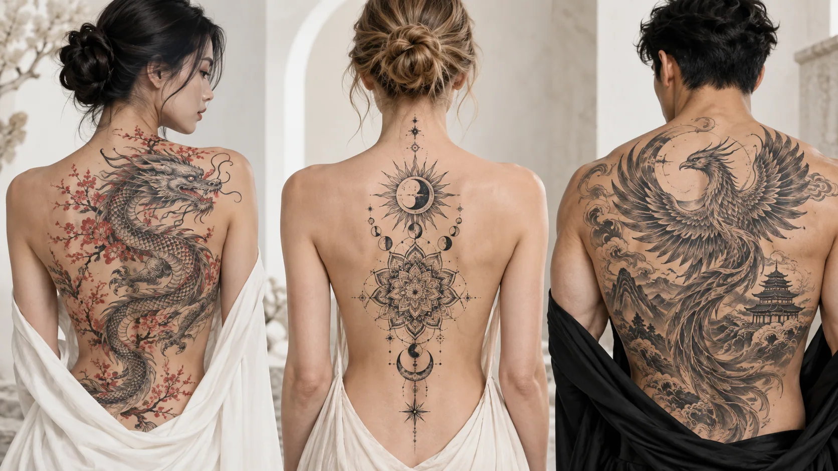 Mythology and Symbolic Back Tattoos