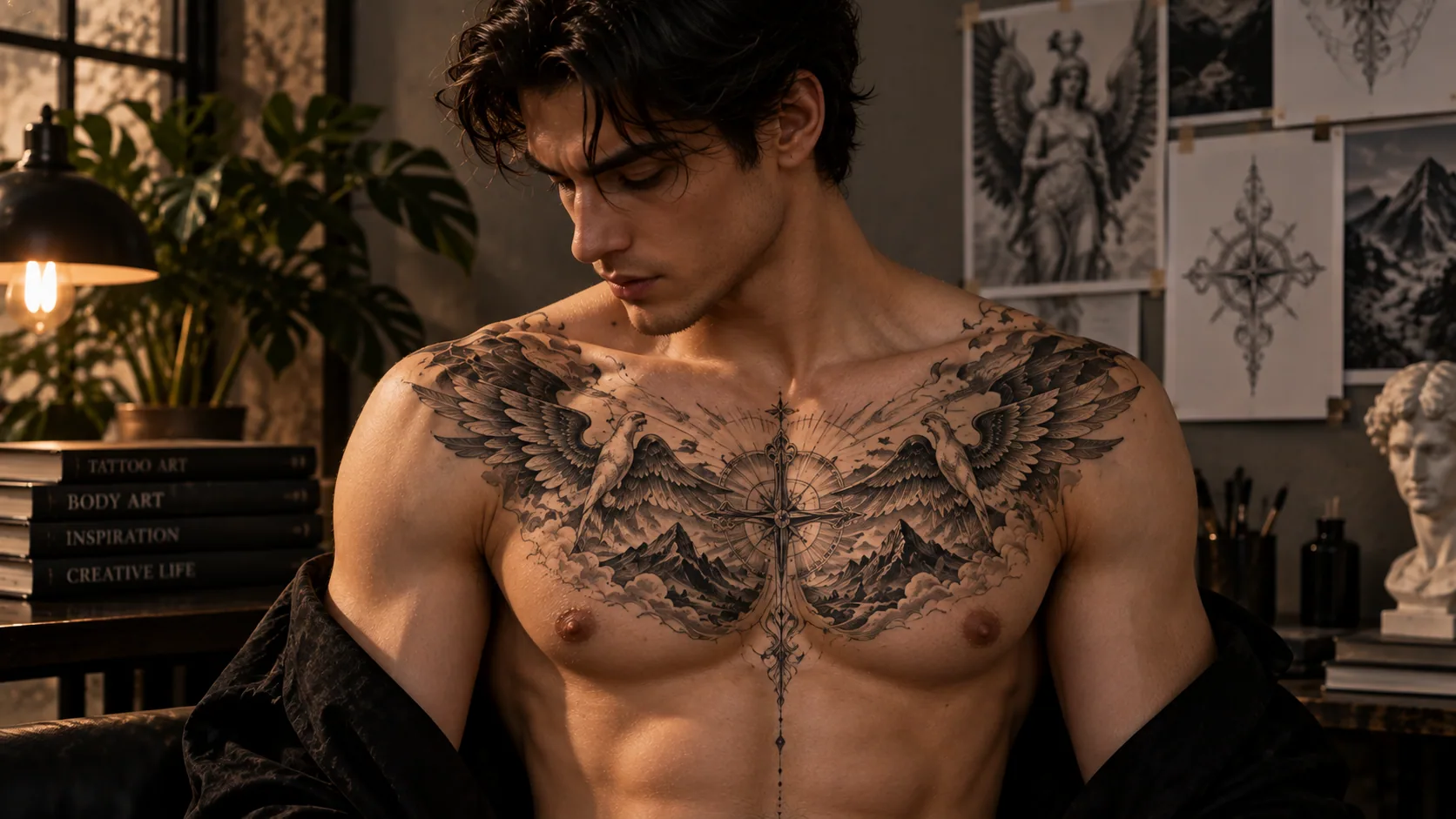 How Chest Tattoos Work With the Body
