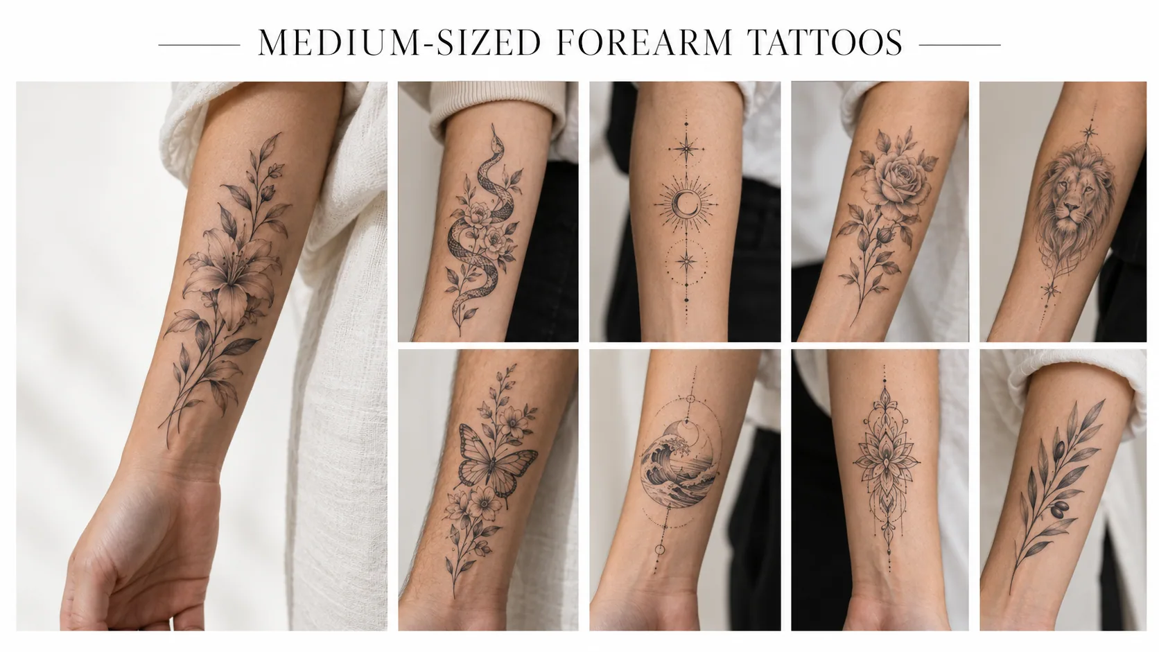 Medium-Sized Forearm Tattoo Designs