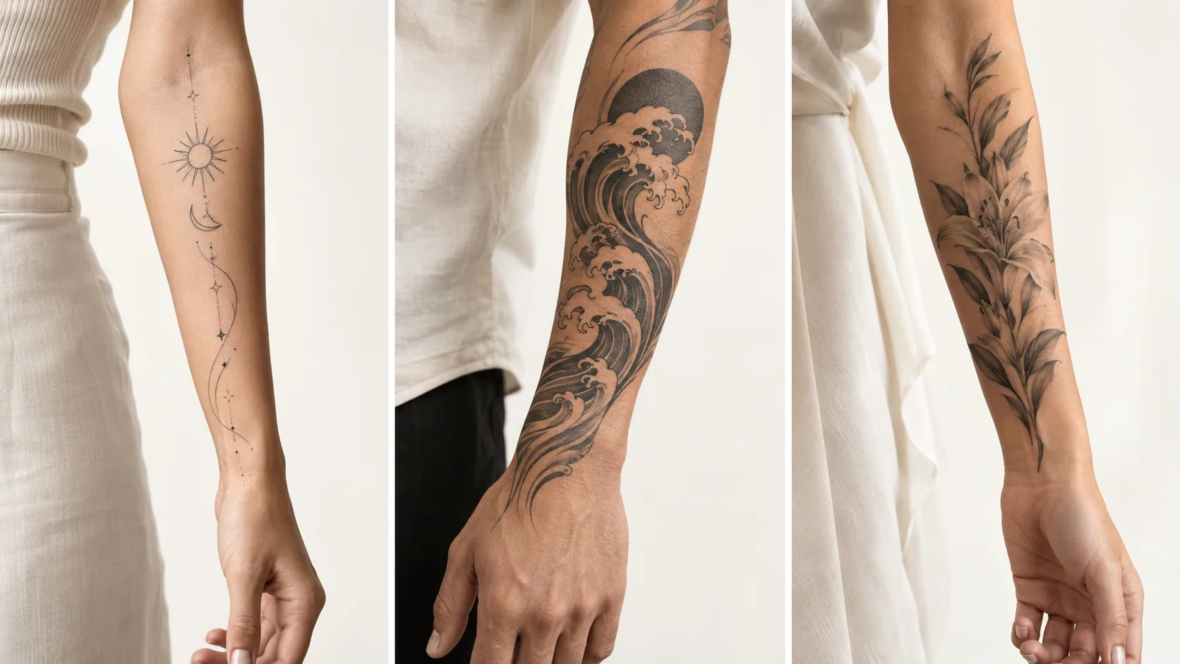 2. Let the Style Follow the Shape of the Arm