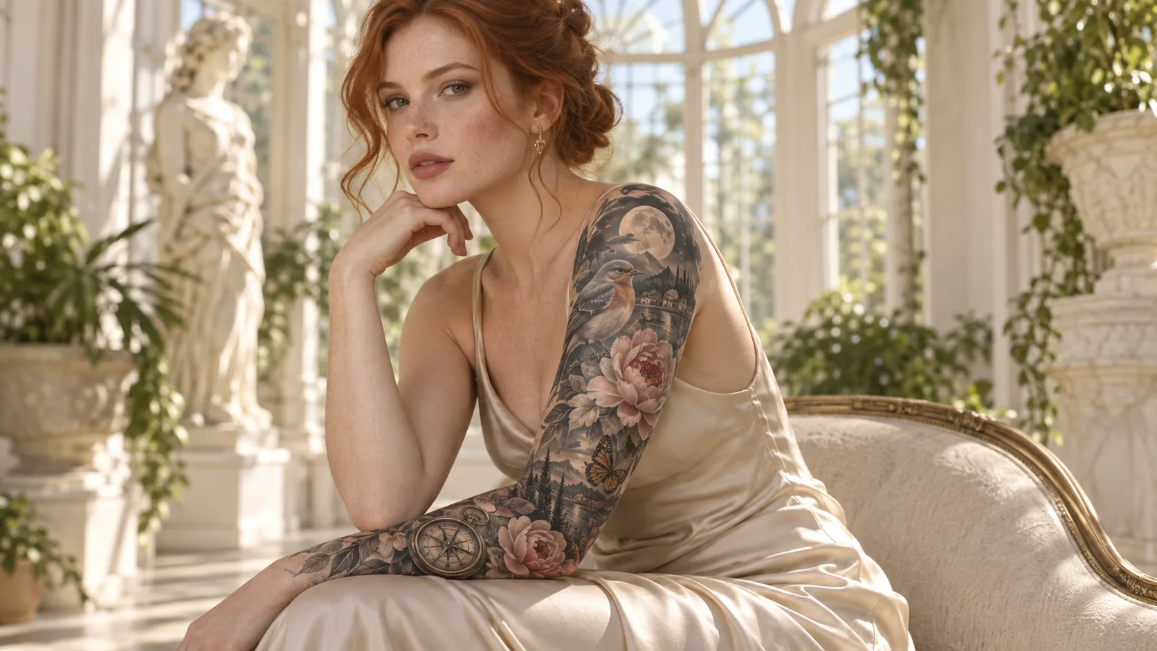 Realistic Sleeve Tattoo Concepts