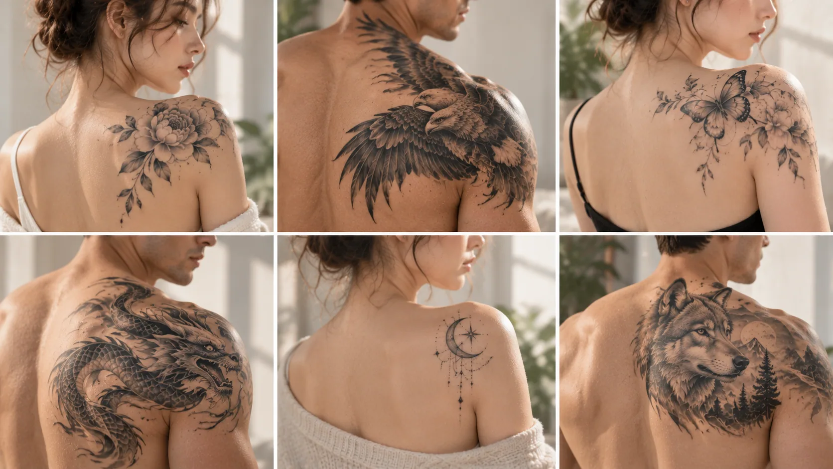 Back Shoulder Tattoo Ideas