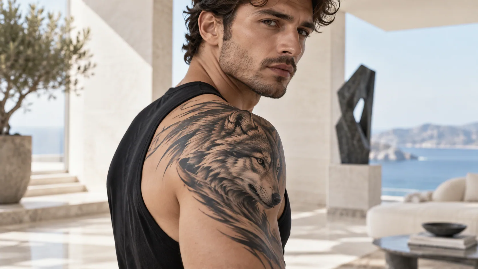Animal Shoulder Tattoo Designs